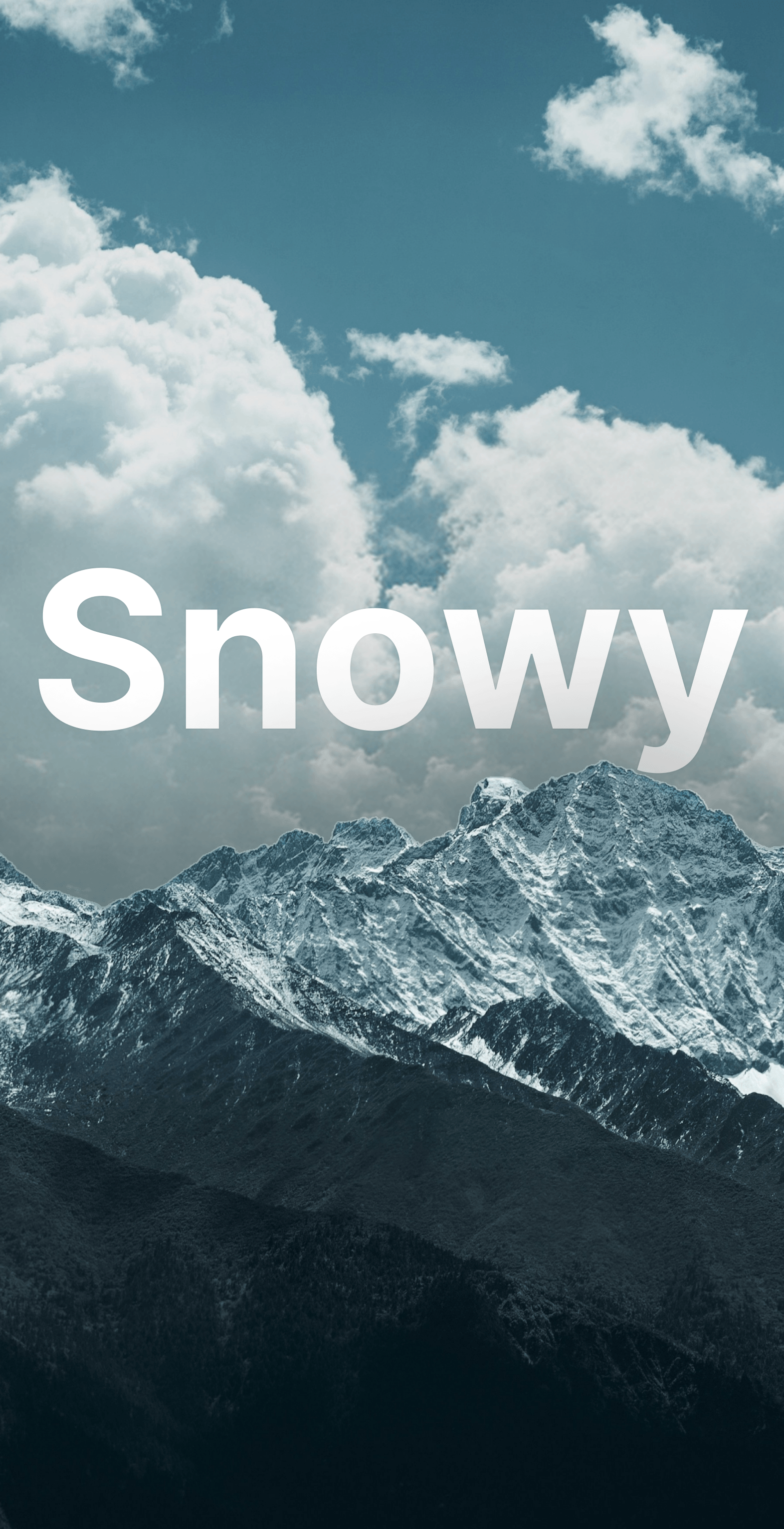 Snowy